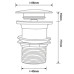Válvula Click Dourada Para Banheira e Lavabo Válvula Click Dourada Para Banheira e Lavabo